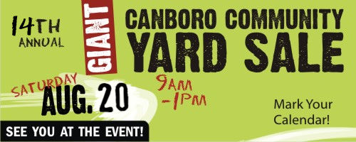 Community Yard Sale in Dunnville, Ontario on August 20, 2022