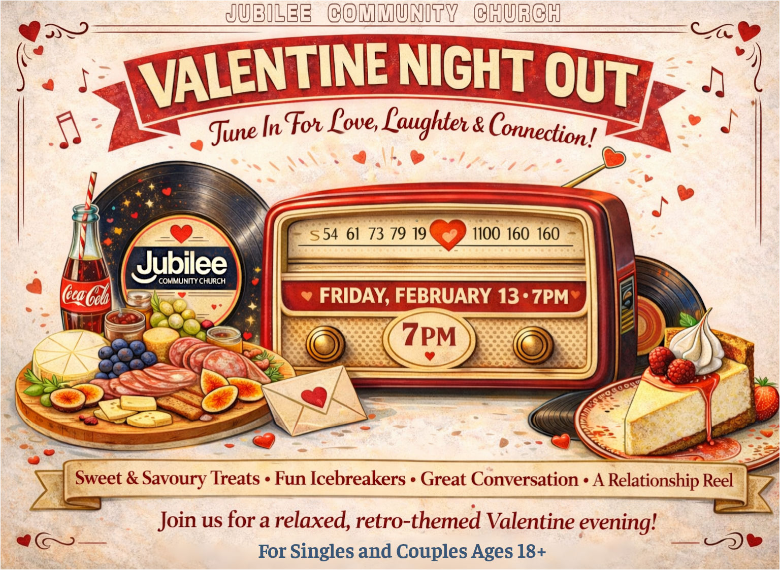 Valentine Night Out 2026 Retro Theme Valentine Night Out 2026 Retro Theme