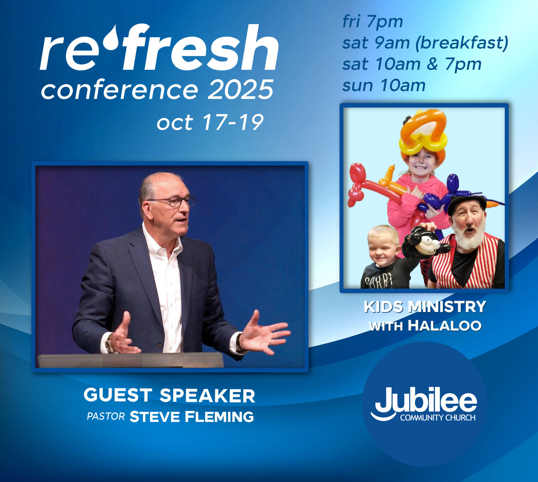 Refresh Conference 2025 at Jubilee Community Church in Dunnville